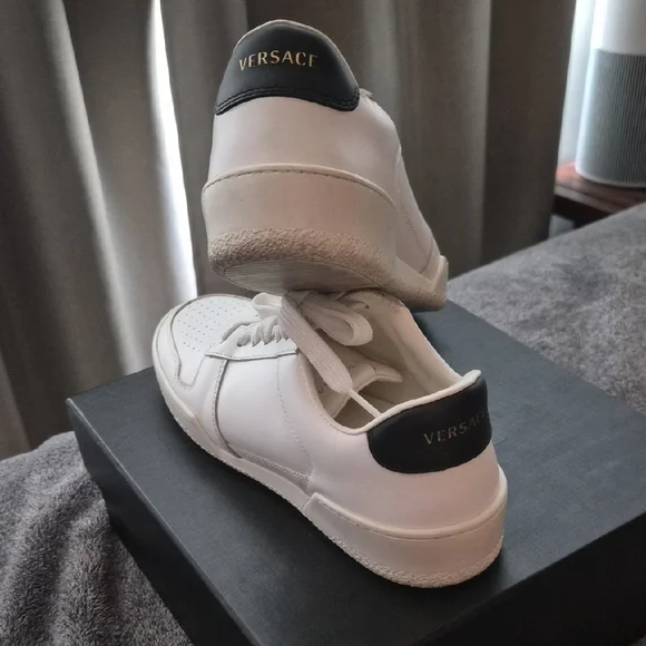 Versace White and Black Sneakers
